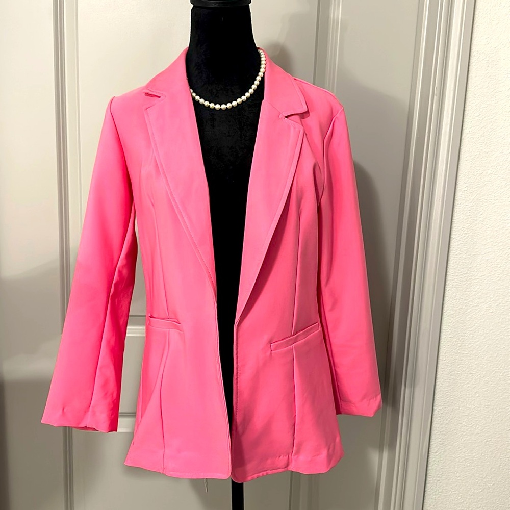 Women’s pink blazer